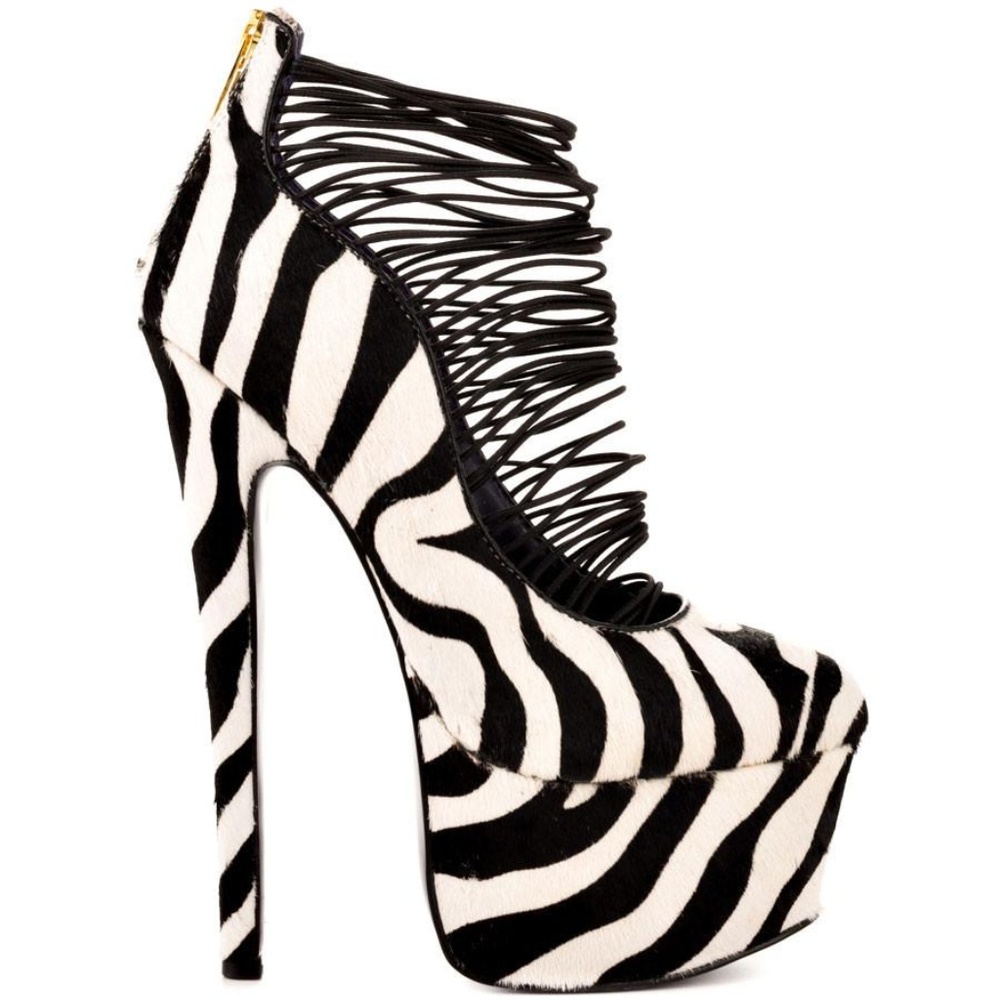 !!HOT NEW LONDON TRASH CERES PLATFORM PUMP - ZEBRA